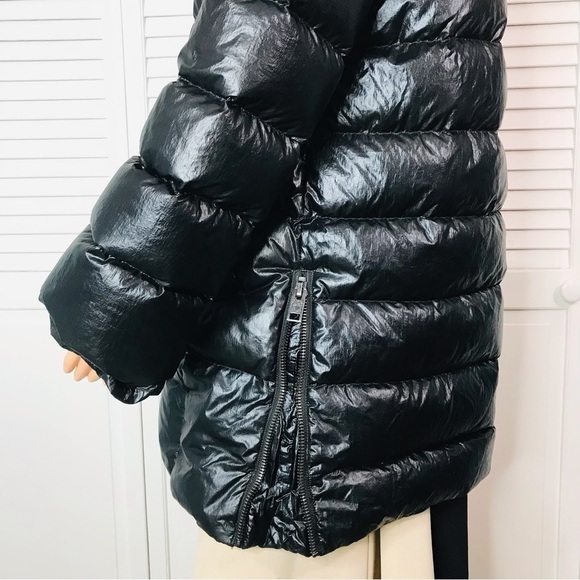 NB SERIES Bea Quilted Down Black Coat Size Large - Picture 7 of 15